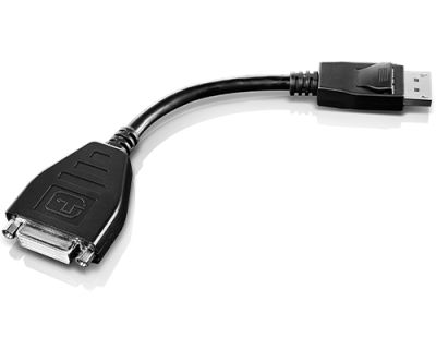 Lenovo 45J7915 video cable adapter 0.2 m DVI-D DisplayPort