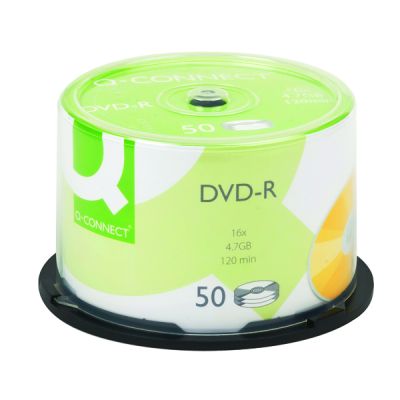 Q-CONNECT DVD-R 4.7GB CAKE BOX PK50