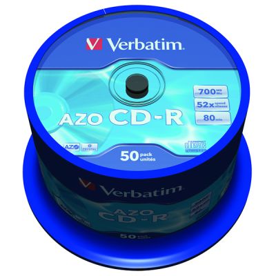 VERBATIM CD-R 80M/700MB CRYSL SPND50