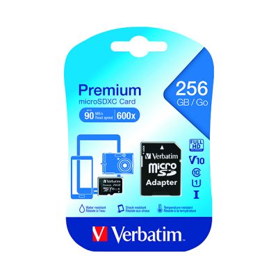 VERBATIM SDXC MICRO CARD 256GB