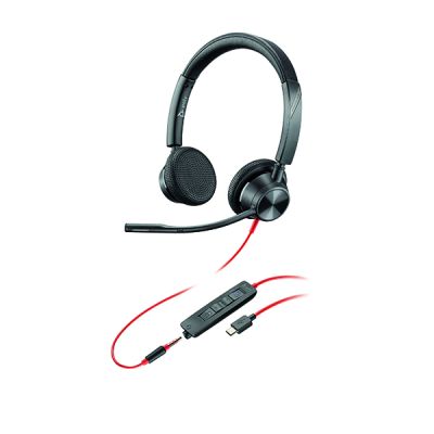 POLY BLACKWIRE 3325 STEREO HEADSET