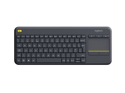Logitech K400 Plus Tv keyboard RF Wireless QWERTY English Black