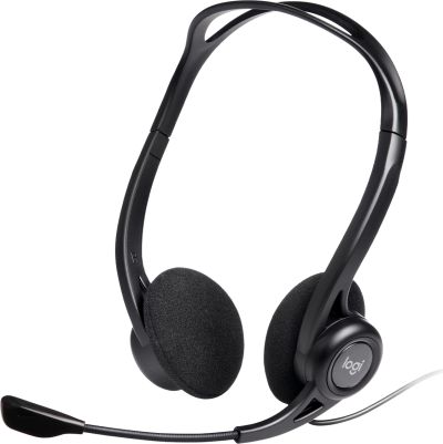 Logitech 960 Usb Computer Headset Wired Calls/Music Black