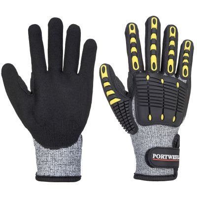 A722 Anti Impact Cut Resistant Glove Grey/Black L 