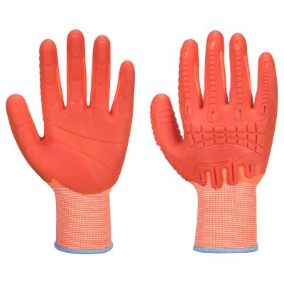 A728 Supergrip Impact HR Cut Glove Orange L R