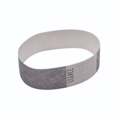 ANNOUNCE 19MM WRIST BANDS SILVER