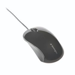 KENSINGTON 3 BUTTON WIRED MOUSE BLK