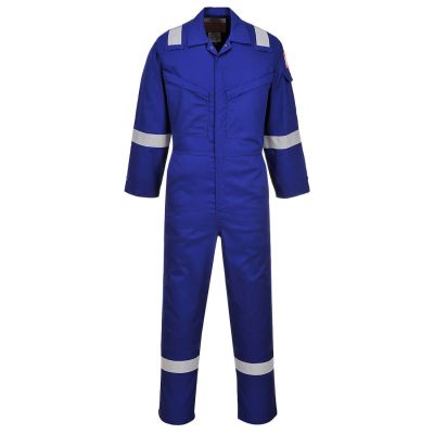 AF73 Araflame Silver Coverall Royal Blue 34 R
