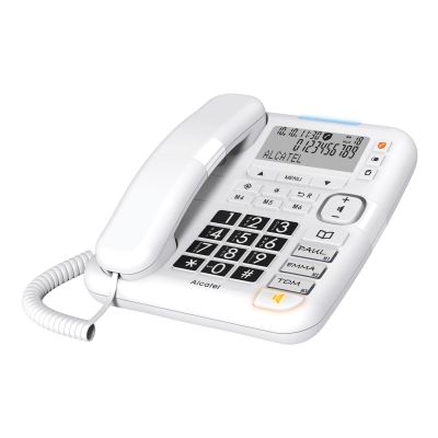 Alcatel Tmax 70 Corded Phone With Audioboost Wht           