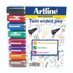 ARTLINE 2IN1 DRY MARKER CHIS TIP ASS