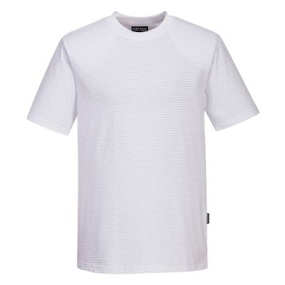 AS20 Anti-Static ESD T-Shirt White L Regular