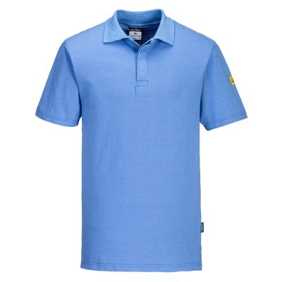 AS21 Anti-Static ESD Polo Shirt Hamilton Blue M Regular