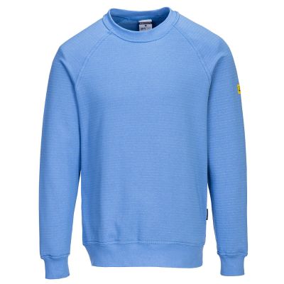 AS24 Anti-Static ESD Sweatshirt Hamilton Blue L Regular
