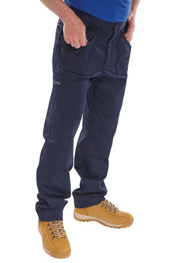 ACTION WORK TROUSERS NAVY 34S