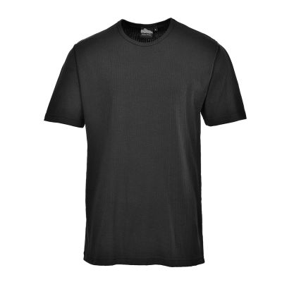 B120 Thermal T-Shirt Short Sleeve Black S Regular