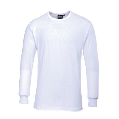 B123 Thermal T-Shirt Long Sleeve White M R