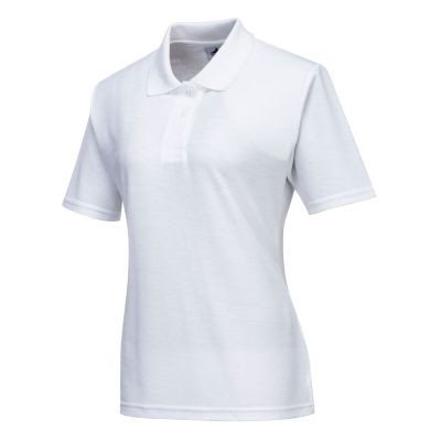 B209 Naples Women's Polo Shirt White L Regular