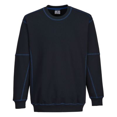 B318 Essential Two Tone Sweatshirt Navy/Royal S Regular