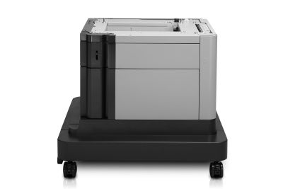 HP LaserJet 1x500-sheet Paper Feeder and Cabinet Black, Gray