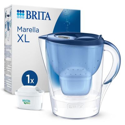 Brita 3.5L Marella Water Filter Jug White + 1 Maxtra Pro 