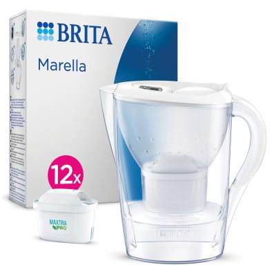 Brita Marella Cool White Water Filter +12 Cart           