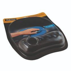 FELLOWES CRYSTAL MOUSE PAD BLACK