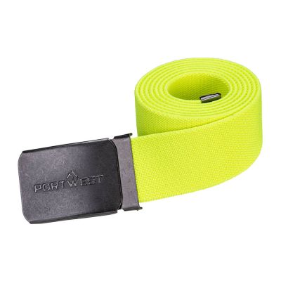 C105 Elasticated Work Belt Yellow  Regular