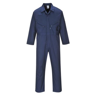 C813 Liverpool Zip Coverall Navy 5XL R