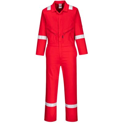 C814 Iona Cotton Coverall Red L Regular