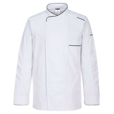 C835 Surrey Chefs Jacket L/S White L Regular