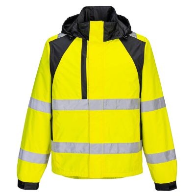 CD860 WX2 Eco Hi-Vis Rain Jacket Yellow/Black S Regular