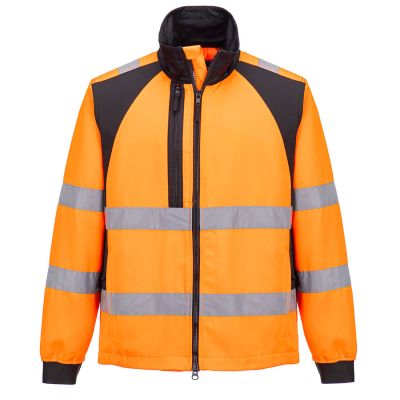 CD861 WX2 Eco Hi-Vis Work Jacket  Orange/Black S Regular