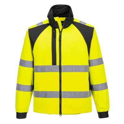 CD861 WX2 Eco Hi-Vis Work Jacket  Yellow/Black 4XL Regular