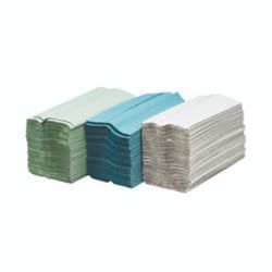 MAXIMA GREEN 2PLY HAND TOWELS WHITE PK15