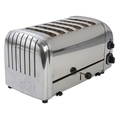 Dualit Classic 6 Slice Toaster Polished Stainless Steel   