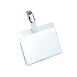 DURABLE NAME BADGE 60X90MM CLIP P25
