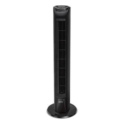 29 INCH TOWER FAN WITH 7.5H TIMER BLACK