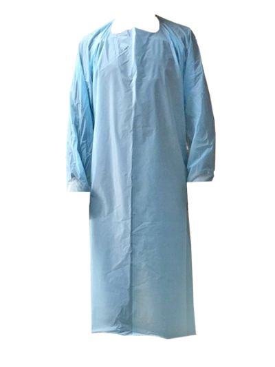 DISPOSABLE GOWN BLUE