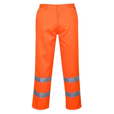 E041 Hi-Vis Polycotton Service Trousers Orange XL R