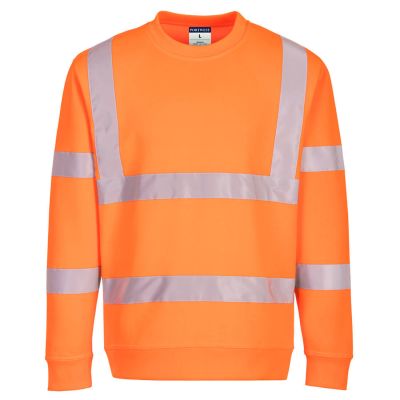 EC13 Eco Hi-Vis Sweatshirt Orange XL Regular