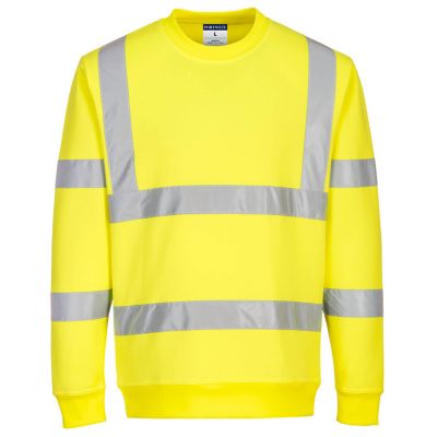 EC13 Eco Hi-Vis Sweatshirt Yellow XL Regular