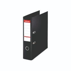 ESSELTE A4 LEVER ARCH PP 75MM BLACK