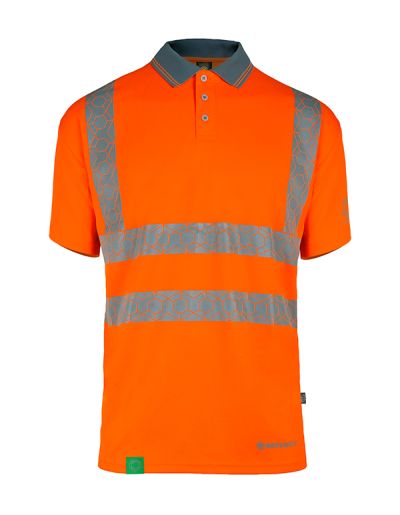 ENVIROWEAR RECYCLABLE HI-VIS POLO SHIRT OR S