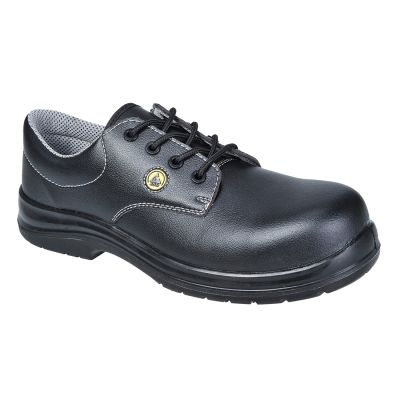 FC01 Portwest Compositelite ESD Laced Safety Shoe S2 Black 37 Regular