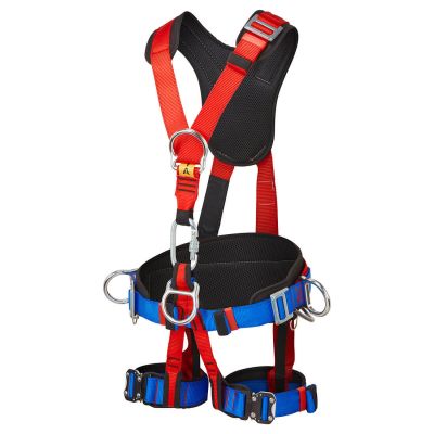 FP19 Portwest 4 Point Comfort Plus Harness Red  