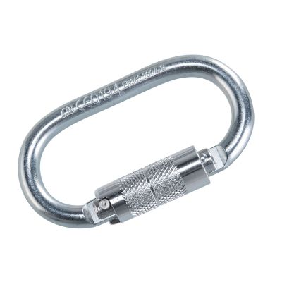 FP33 Twist Lock Carabiner Silver  