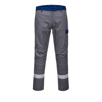 FR06 Bizflame Industry Two Tone Trousers Grey 30 R