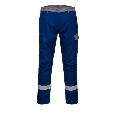 FR06 Bizflame Industry Two Tone Trousers Royal Blue 33 R