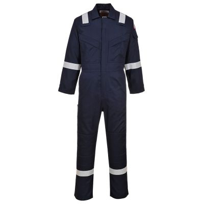 FR21 Flame Resistant Super Light Weight Anti-Static Coverall 210g Navy 5XL Regular