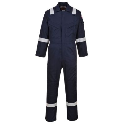 FR21 Flame Resistant Super Light Weight Anti-Static Coverall 210g Navy Tall XL Tall